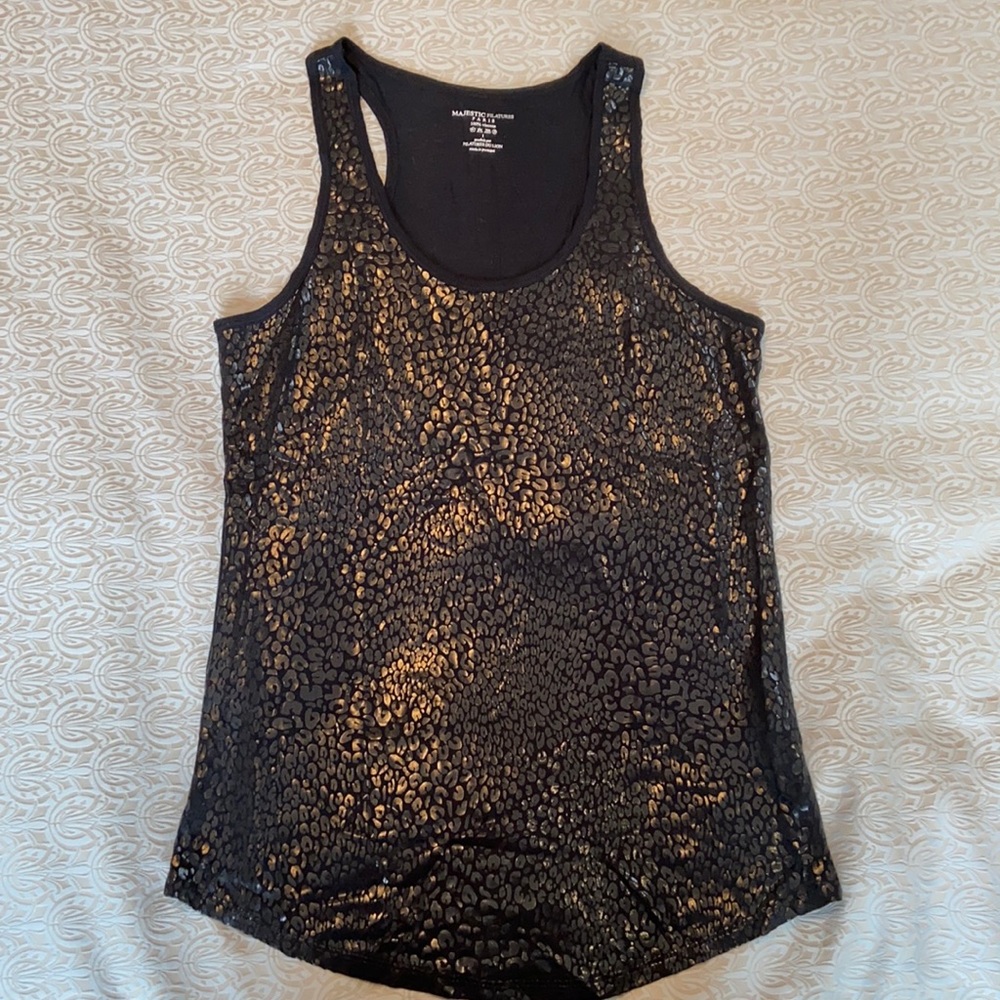 Majestic filatures metallic leopard tank